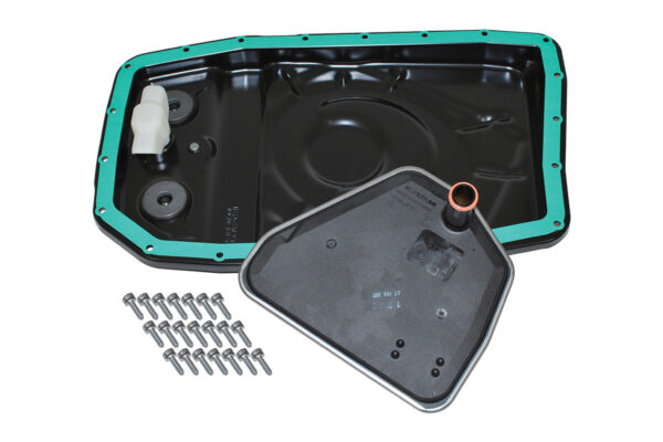 XK8 XKR 6 SPEED TRANSMISSION METAL SUMP PAN & FILTER UPGRADE KIT - C2C38963 METAL